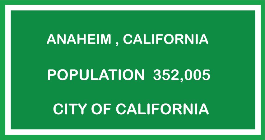 population anaheim